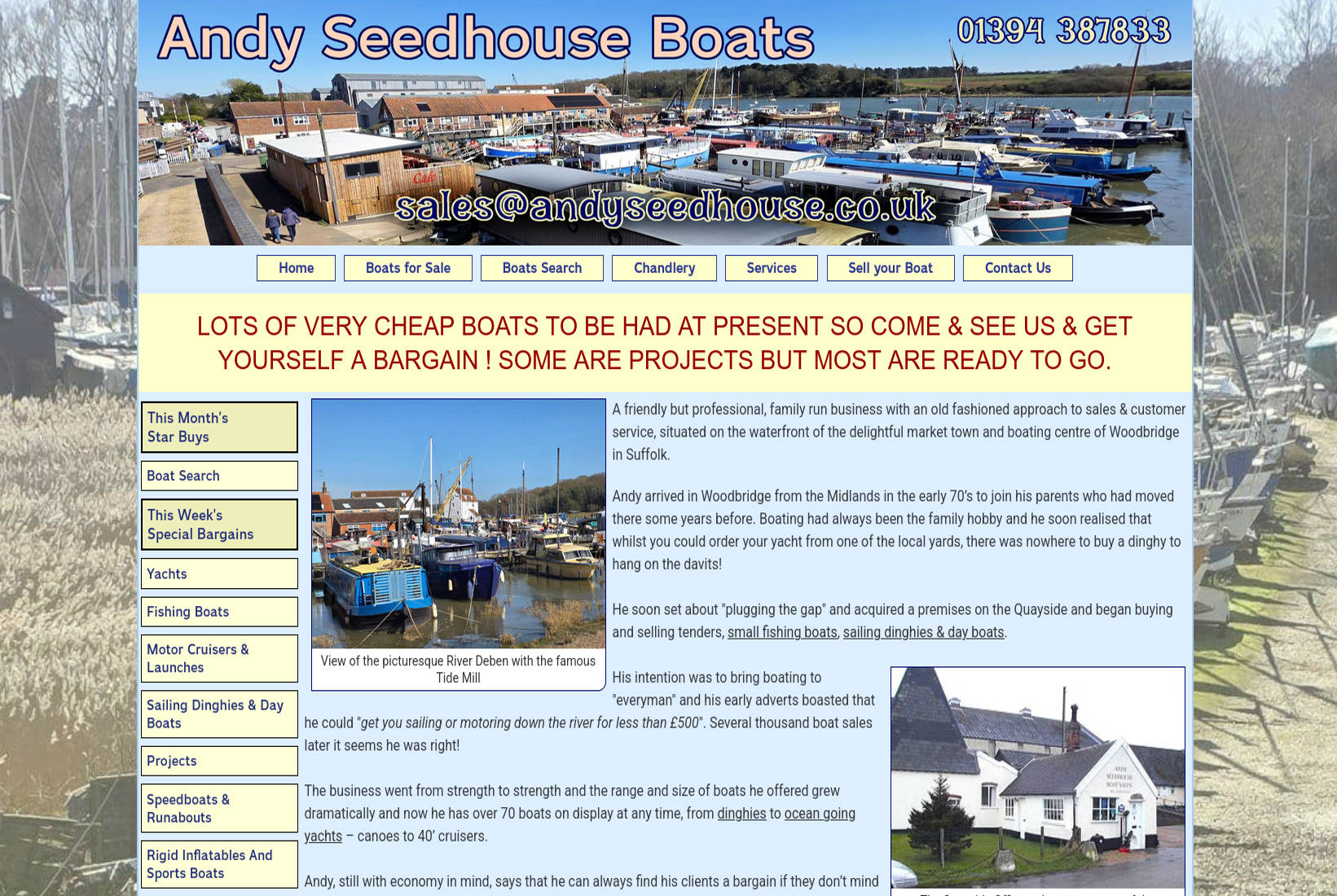 Andy Seedhouse Boats