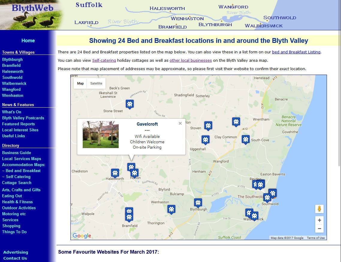 Blythweb Local Website